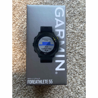 ガーミン(GARMIN)のGARMIN FOREATHLETE 55 BLACK 新品未開封(腕時計(デジタル))