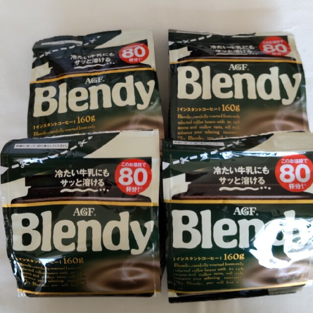 AGF(エイージーエフ)のBlendy ブレンディ80杯分　4袋 食品/飲料/酒の飲料(コーヒー)の商品写真