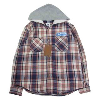 スタンダードカリフォルニア(STANDARD CALIFORNIA)のSTANDARD CALIFORNIA スタンダードカリフォルニア 23SS × BIGMAC HAND LIGHT × SD Vintage BIGMAC Hoodie Flannel Shirt Limited ビックマック ハンドライト フランネル フーディー 長袖 シャツ マルチカラー系 L【新古品】【未使用】【中古】(シャツ)