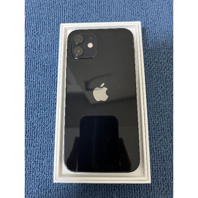 【美品】Apple iPhone 12 本体 64GB ブラック SIMフリー