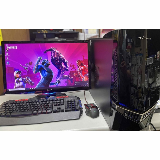 PUBGお盆セールGtune+23インチモニターゲーミングPCセット