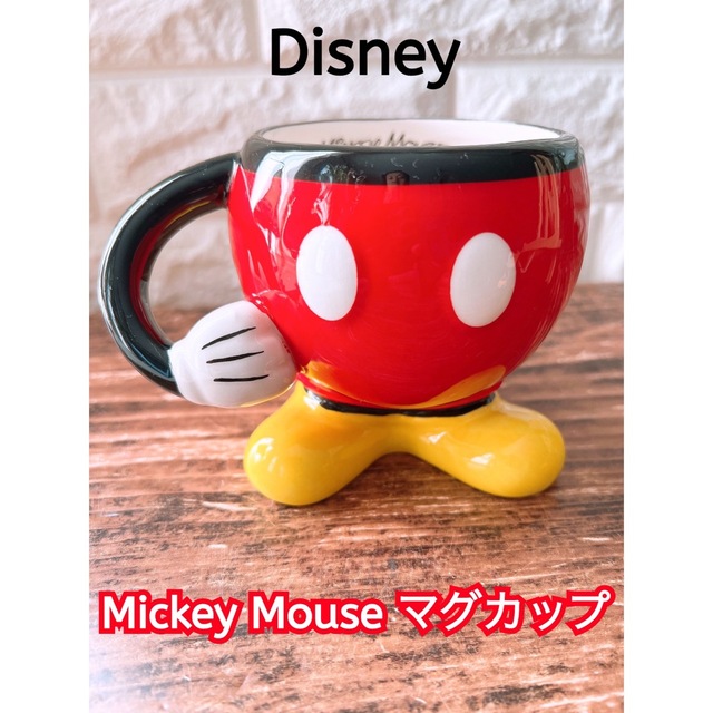 ミッキーマウス(ミッキーマウス)の【Disney】ディズニー ミッキーマウス ボディー マグカップ NY FAB インテリア/住まい/日用品のキッチン/食器(グラス/カップ)の商品写真