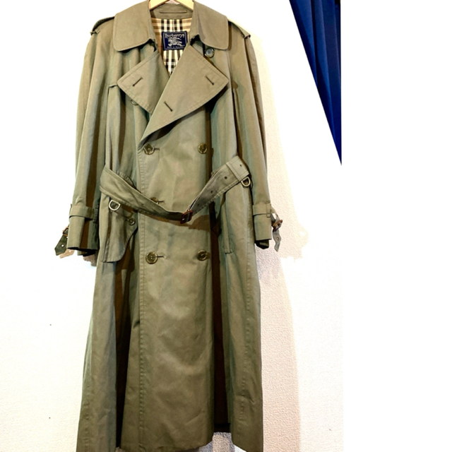 BURBERRY☆70sVINTAGE☆トレンチコート☆玉虫☆英国製☆バーバリー-