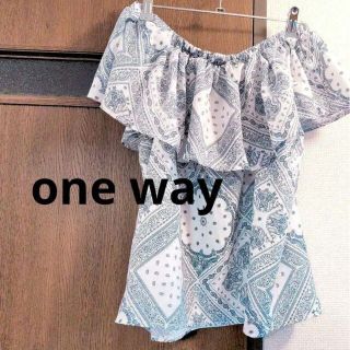 ワンウェイ(one*way)のone way　オフショルダー(カットソー(半袖/袖なし))