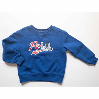 ポロラルフローレン(POLO RALPH LAUREN)の◇ラルフローレン◇トレーナー◇100◇裏起毛◇長袖◇青◇キッズ◇(ニット)