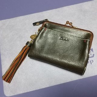 ダコタ(Dakota)の【送料込】Dakota（ダコタ）アプローズ・2つ折りがま口財布・本皮・ネイビー(財布)