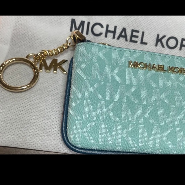 新品 MICHAEL KORS マイケルコース キーケース ミント