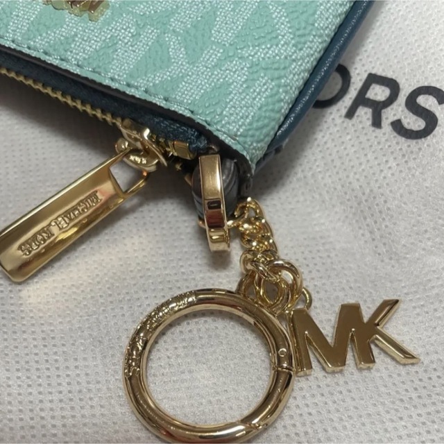 新品 MICHAEL KORS マイケルコース キーケース ミント