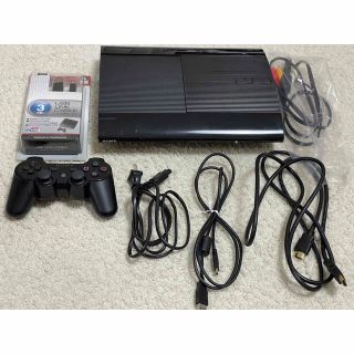 プレイステーション3(PlayStation3)のPlayStation3 本体＋新品未開封USB接続ケーブル(家庭用ゲーム機本体)