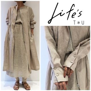 TODAYFUL Linen Gather Coat