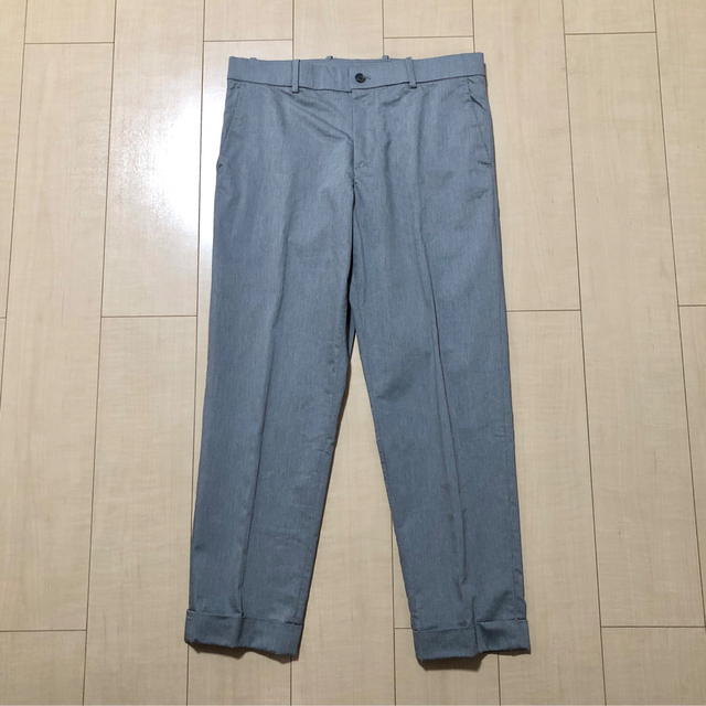 GLOBAL WORK(グローバルワーク)の春夏 GLOBAL WORK CLEAN ANKLE CHINO グレー メンズのパンツ(スラックス)の商品写真