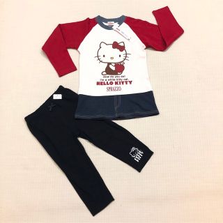 ハローキティ(ハローキティ)の120cm  ハローキティ　女の子上下セット　新品(Tシャツ/カットソー)