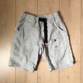 リー(Lee)のLee キッズ ショートパンツ コーデュロイ グレージュ サンプル品 130(パンツ/スパッツ)