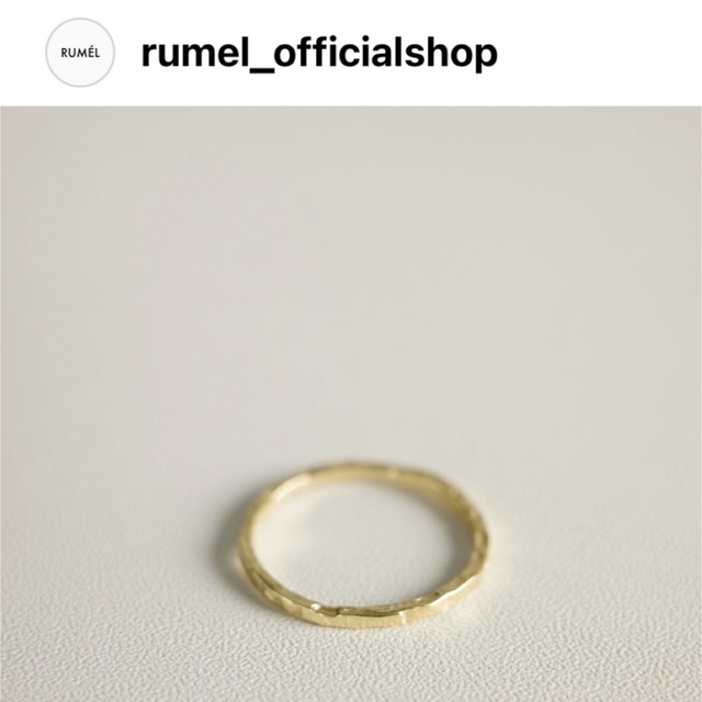 RUMEL  ルメル　Stella ring gold  レディースのアクセサリー(リング(指輪))の商品写真