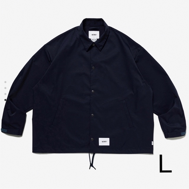 WTAPS  CHIEF JACKET NAVY L コーチジャケットナイロンジャケット