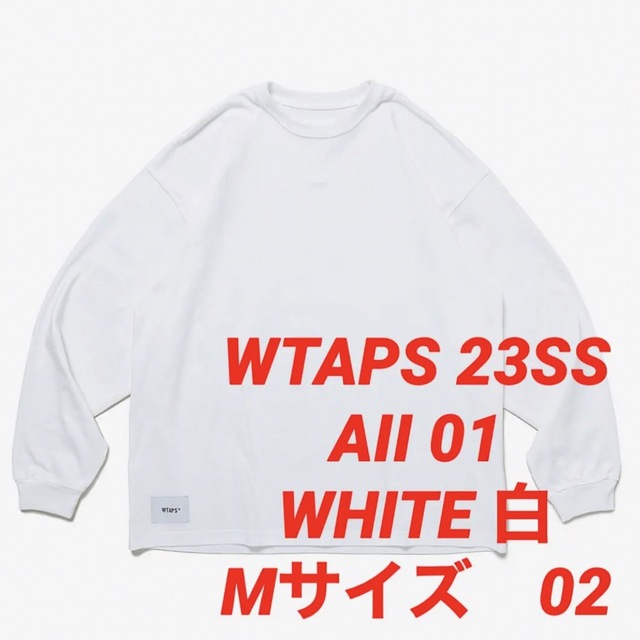 M WTAPS AII 01 LS COTTON SIGN 01 ダブルタップス - Tシャツ ...