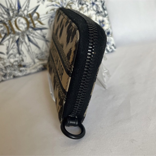 DIOR TRAVEL デタッチャブル カードホルダー レオパード ディオール