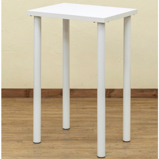 フリーバーテーブル 60×45cm ホワイトの通販 by ♡m♡｜ラクマ