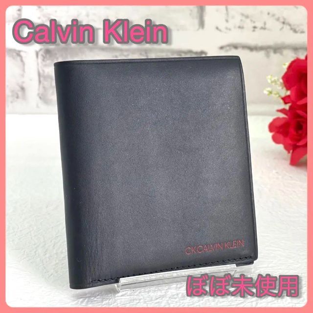 タイプ二つ折りコンパクト財布【早い者勝ち】CK CALVIN KLEIN  カルヴァンクライン 2つ折り財布