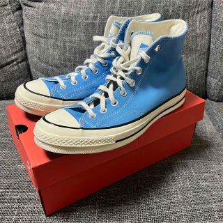 コンバース(CONVERSE)のconverse ct70 ハイカット　水色(スニーカー)