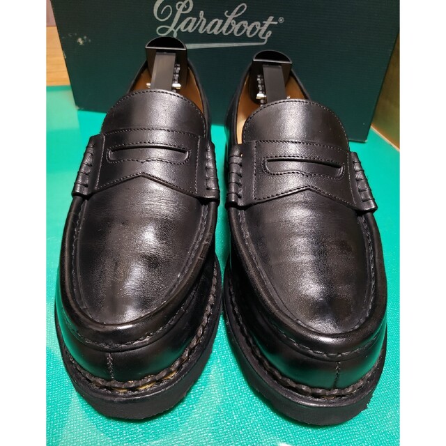 Paraboot(パラブーツ)のParaboot パラブーツ　Reims　ランス　ブラック　6.5 メンズの靴/シューズ(スリッポン/モカシン)の商品写真