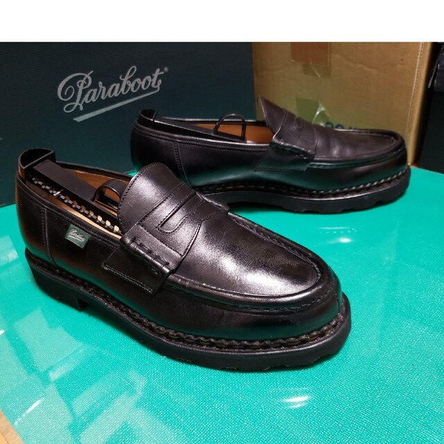 Paraboot(パラブーツ)のParaboot パラブーツ　Reims　ランス　ブラック　6.5 メンズの靴/シューズ(スリッポン/モカシン)の商品写真