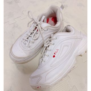 フィラ(FILA)のFILA スニーカー　フィラ　スニーカー　ホワイト　バレンタイン(スニーカー)