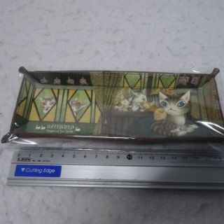 新品　アルスのダヤン　トレイ　トレー　小物入れ　革製　わちふぃーるど　ダヤン　猫(小物入れ)