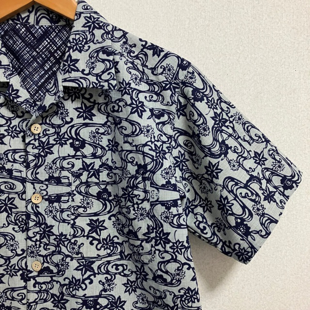 アロハシャツ 浴衣 反物より M 【お持ちの反物からオーダー受付中】の