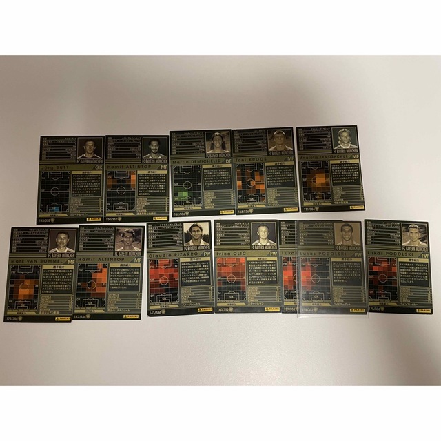 SEGA(セガ)の【WCCF】バイエルン・ミュンヘン　計12枚セット エンタメ/ホビーのトレーディングカード(シングルカード)の商品写真