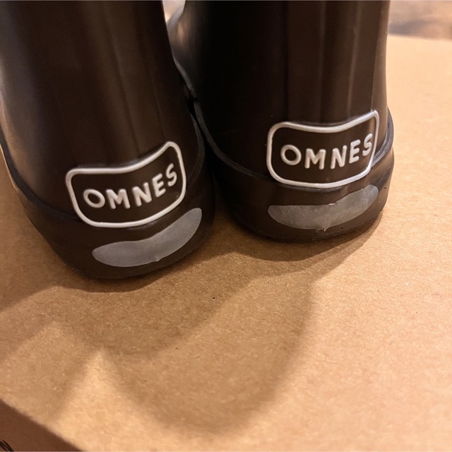 OMNES(オムネス)のOMNES(オムネス) レインブーツ　13cm ベビー　ブラウン　長靴 キッズ/ベビー/マタニティのベビー靴/シューズ(~14cm)(長靴/レインシューズ)の商品写真