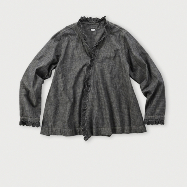45R 今季 カシュクールブラウス 影色納戸 | www.jarussi.com.br