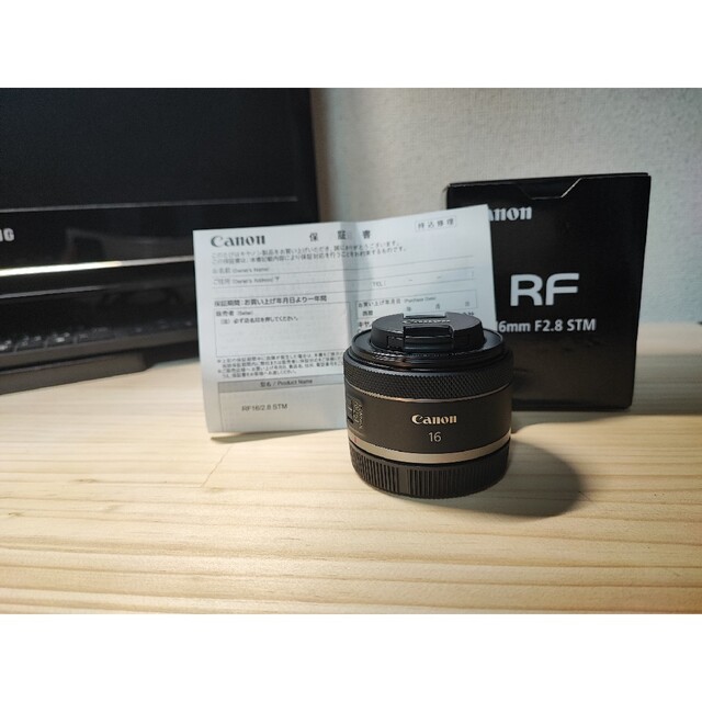 【美品！】Canon ミラーレス用レンズ RF16mm F2.8 STM