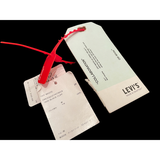 新品】Levi's✖︎ OFF-WHITE ダメージ切替デニム 超希少 激レア 送料