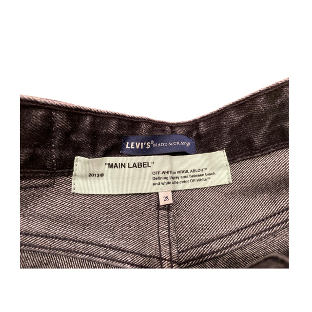 新品】Levi's✖︎ OFF-WHITE ダメージ切替デニム 超希少 激レア 送料