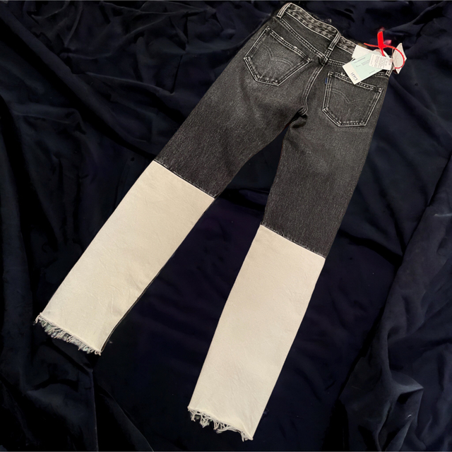 新品】Levi's✖︎ OFF-WHITE ダメージ切替デニム 超希少 激レア 送料