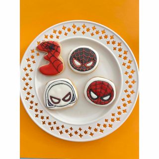 スパイダーマン　アイシングクッキー(菓子/デザート)