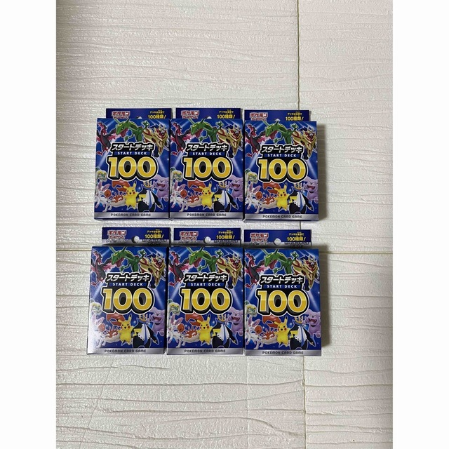 ポケモンカードゲーム　スタートデッキ100  6box  新品未開封