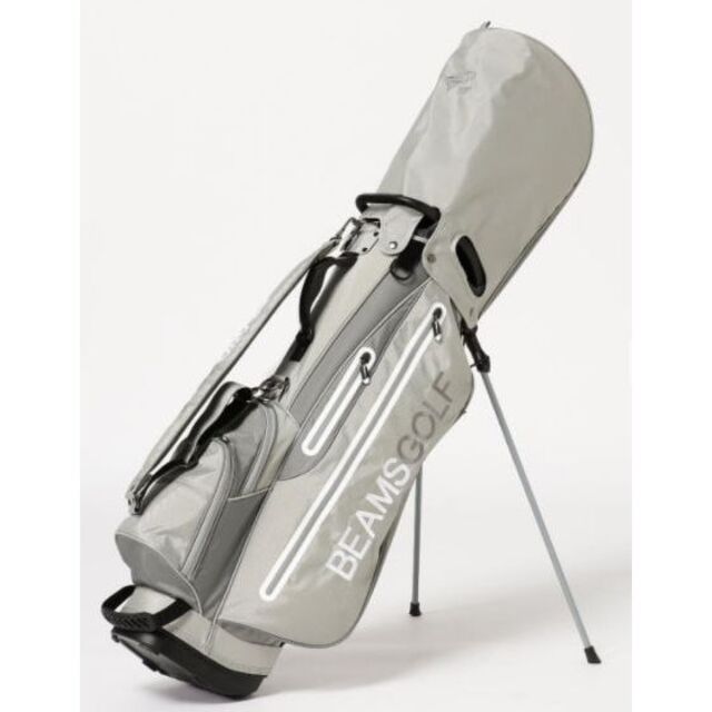 BEAMS GOLF / new スタンド キャディバッグ 3□シルバー BEAMS GOLF / new スタンド キャディバッグ 3□シルバー