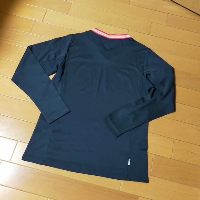 adidas(アディダス)の【M】美品！アディダス★吸湿速乾★UVケア★長袖★トレーニングウェア★ブラック レディースのトップス(Tシャツ(長袖/七分))の商品写真