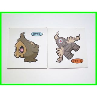 5 ポケモンデコキャラシール　 第65弾ヨマワル＆第71弾サマヨール(その他)