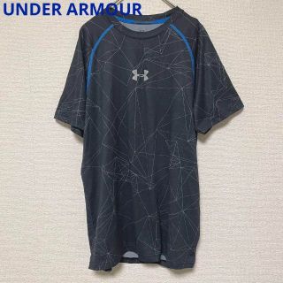 アンダーアーマー(UNDER ARMOUR)の2253 アンダーアーマー トップス ロゴプリント ジャージ スポーツ 伸縮性(Tシャツ(半袖/袖なし))