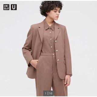 ユニクロ(UNIQLO)のユニクロu 2021ss テーラードジャケット(テーラードジャケット)