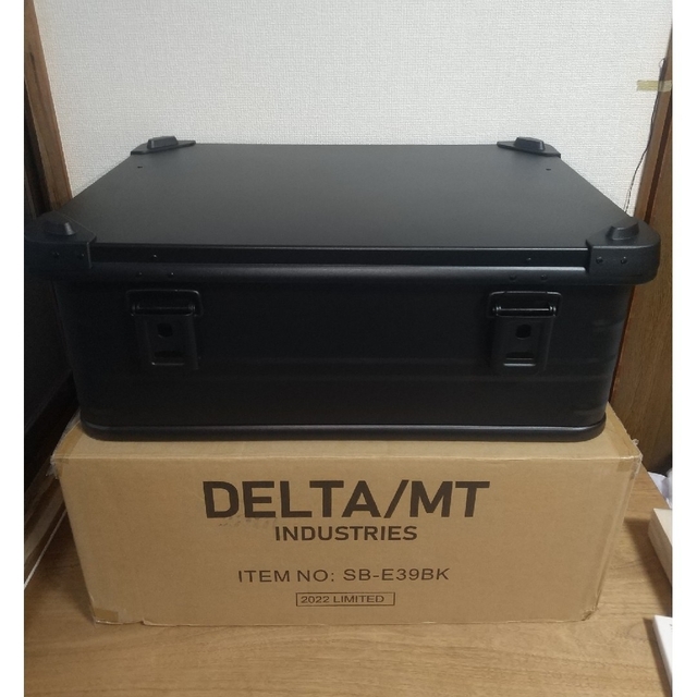 DELTA(デルタ)のDELTA/MTアルミコンテナ　限定色ブラック39 スポーツ/アウトドアのアウトドア(その他)の商品写真