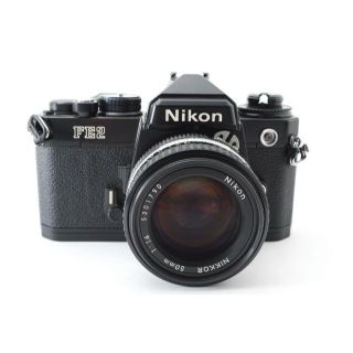 値下げしました。Nikon F ブラックボディー 完動 光学系○-
