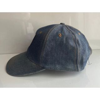 【ビィンテージ】 Levi’s リーバイス デニムキャップ レザーパッチ付き
