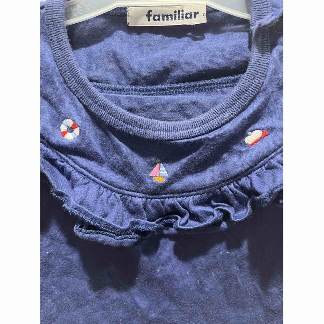 familiar(ファミリア)のファミリア　familiar  トップス　タンクトップ　マリン　半袖　90 キッズ/ベビー/マタニティのキッズ服男の子用(90cm~)(Tシャツ/カットソー)の商品写真