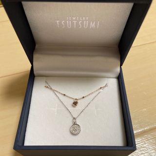 ジュエリーツツミ(JEWELRY TSUTSUMI)のツツミ 限定品 K10ダイヤモンドネックレス2点セット(ネックレス)