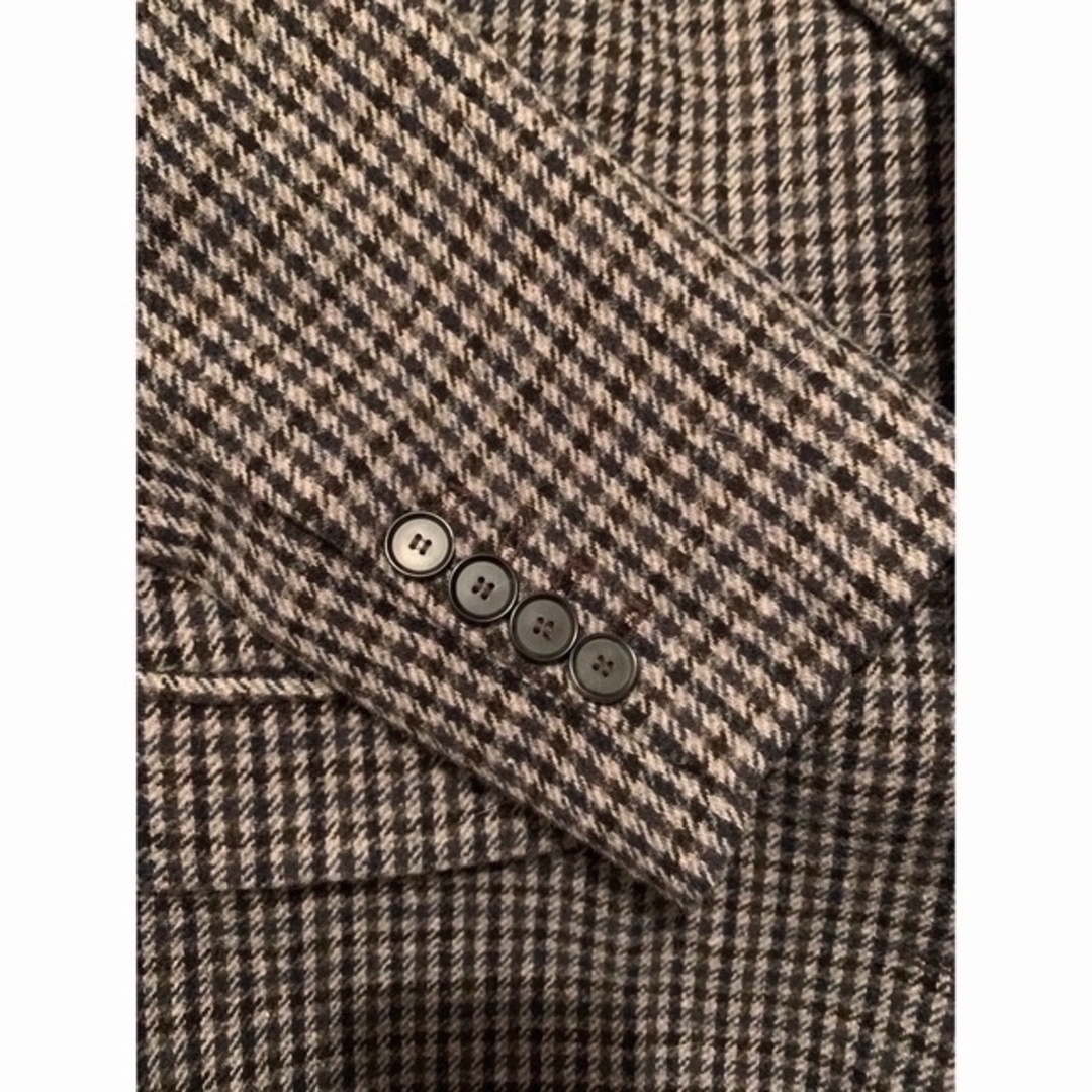 ZARA HOUNDSTOOTH WOOL BLEND BLAZER