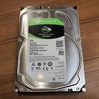 ジャンク品 HDD 8TB SEAGATE BARRACUDA(PCパーツ)